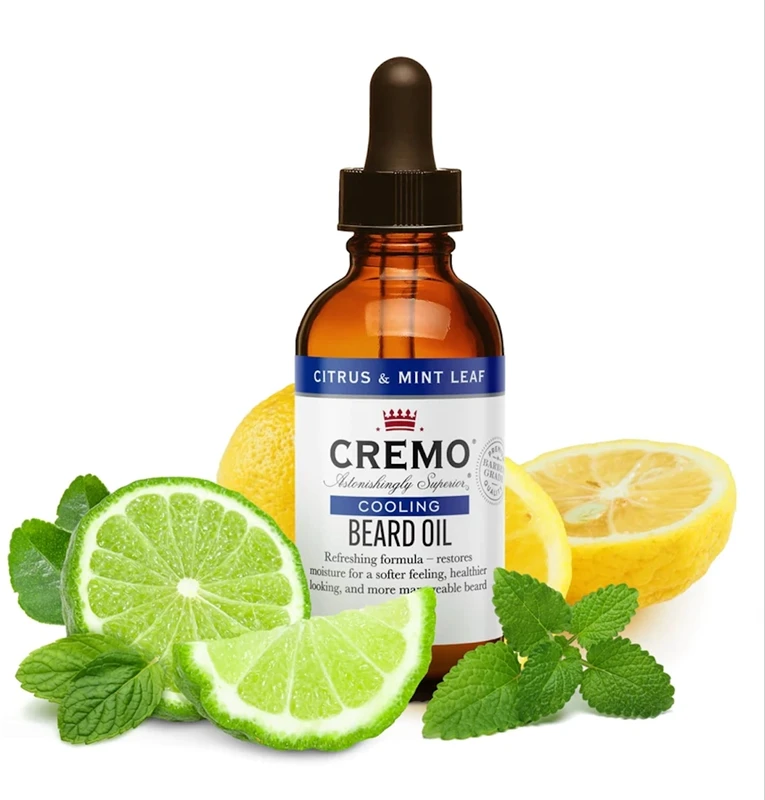 Cremo Cooling Beard Oil Citrus & Mint Leaf – Image 2