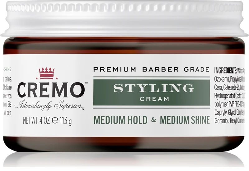 Cremo Hair Styling Cream Medium Styling