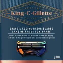 King C. Gillette Shave & Edging Razor Heads