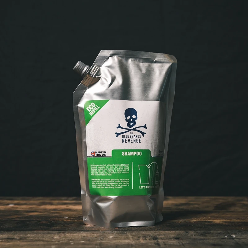 The Bluebeards Revenge Classic Shampoo Refill Pouch – Image 3
