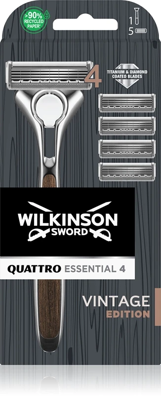 Wilkinson Sword Quattro Essentials 4 Vintage